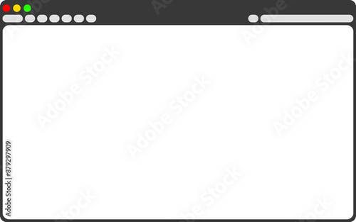 PCウィンドウ タイプ2 (macOS ダークUI)