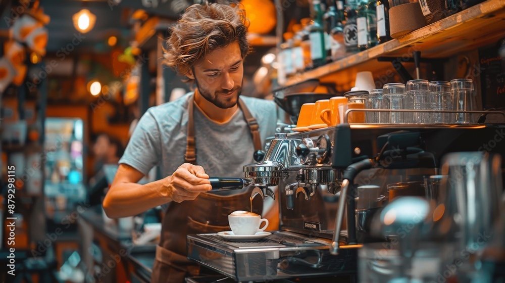 bartender at work