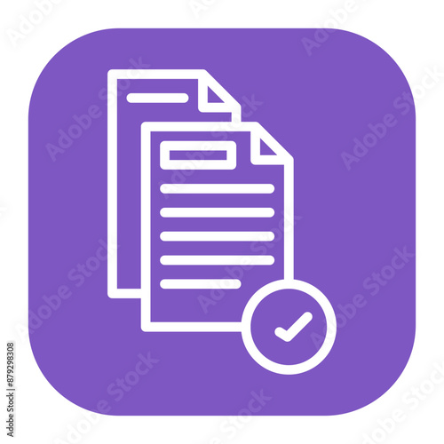 Compliance Document icon vector image. Can be used for Compilance and Regulation.