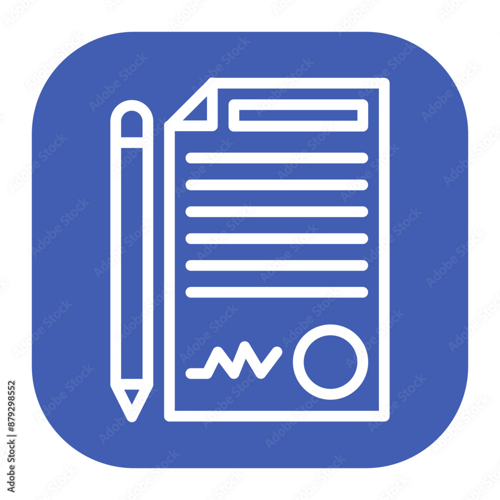 Contract icon vector image. Can be used for Compilance and Regulation. Contract icon vector image. Can be used for Compilance and Regulation.