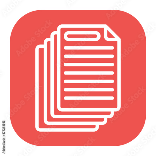 Document icon vector image. Can be used for Compilance and Regulation.
