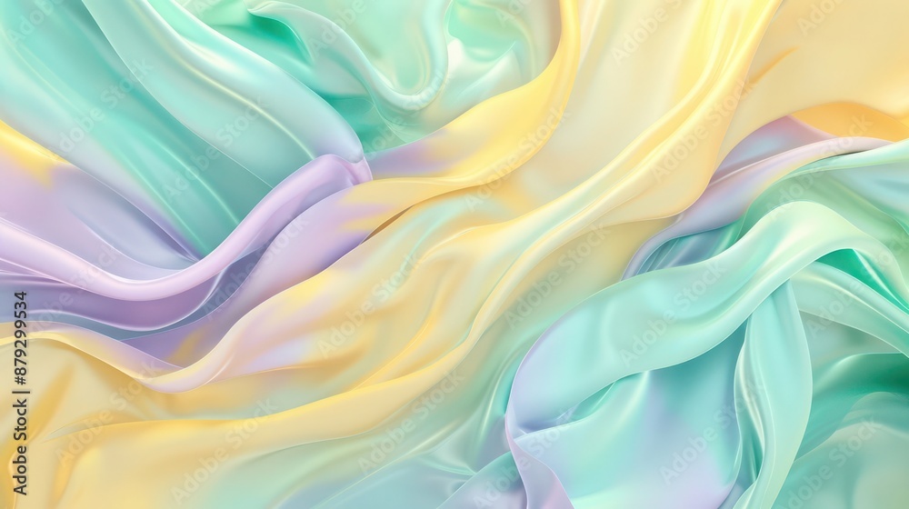 A dynamic and modern liquid design with fluid streams of pastel colors, including soft yellow, light teal, and lavender, intertwining and creating a sense of depth and movement. A dynamic and modern liquid design with fluid streams of pastel colors, including soft yellow, light teal, and lavender, intertwining and creating a sense of depth and movement.
