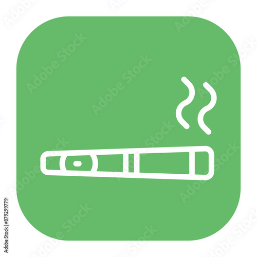 Cigar icon vector image. Can be used for Smoking.