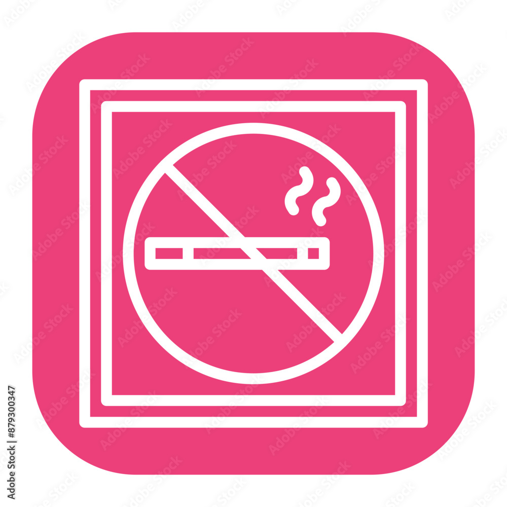 Smoking Prohibited icon vector image. Can be used for Smoking. Smoking Prohibited icon vector image. Can be used for Smoking.