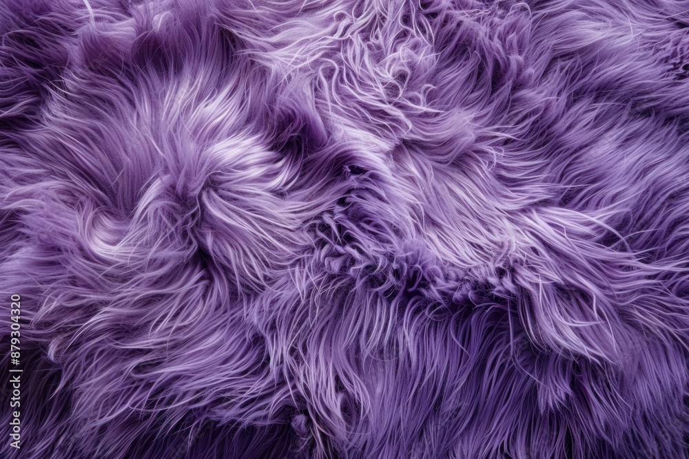 Obraz premium Soft purple fur, textured background