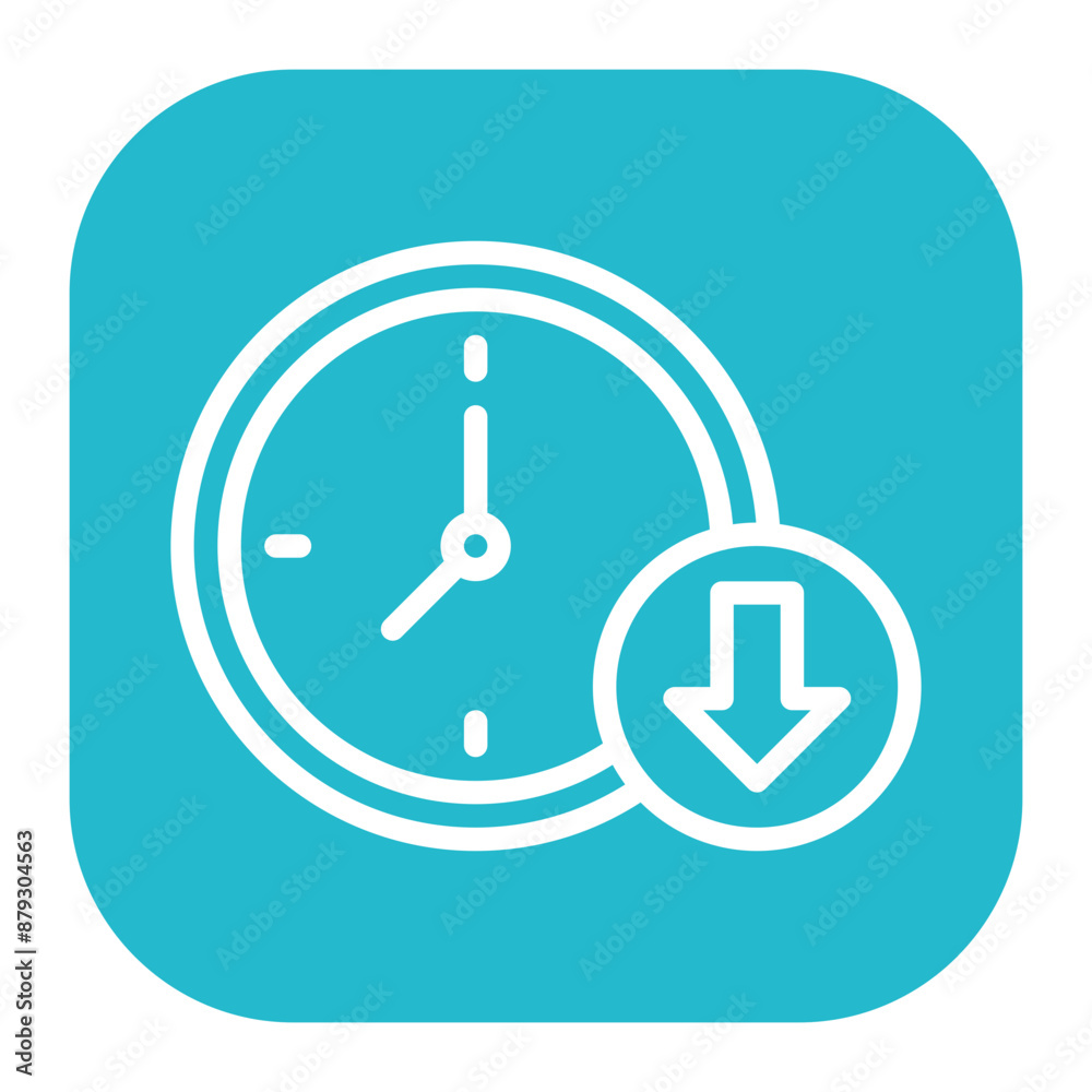 Clock Out icon vector image. Can be used for Burnout. Clock Out icon vector image. Can be used for Burnout.