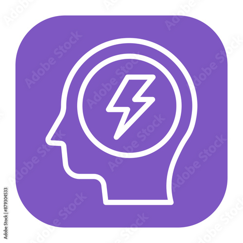 Anxiety icon vector image. Can be used for Burnout.