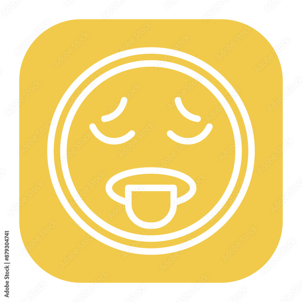 Exhausted icon vector image. Can be used for Burnout. Exhausted icon vector image. Can be used for Burnout.
