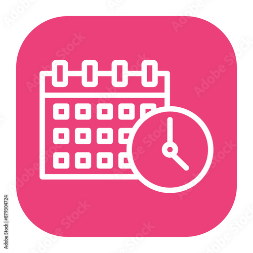 Deadline icon vector image. Can be used for Burnout.