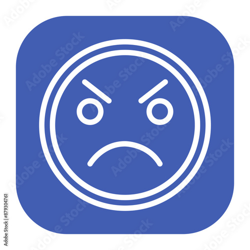 Frustration icon vector image. Can be used for Burnout.