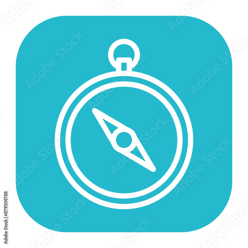 Lost Compass icon vector image. Can be used for Burnout.