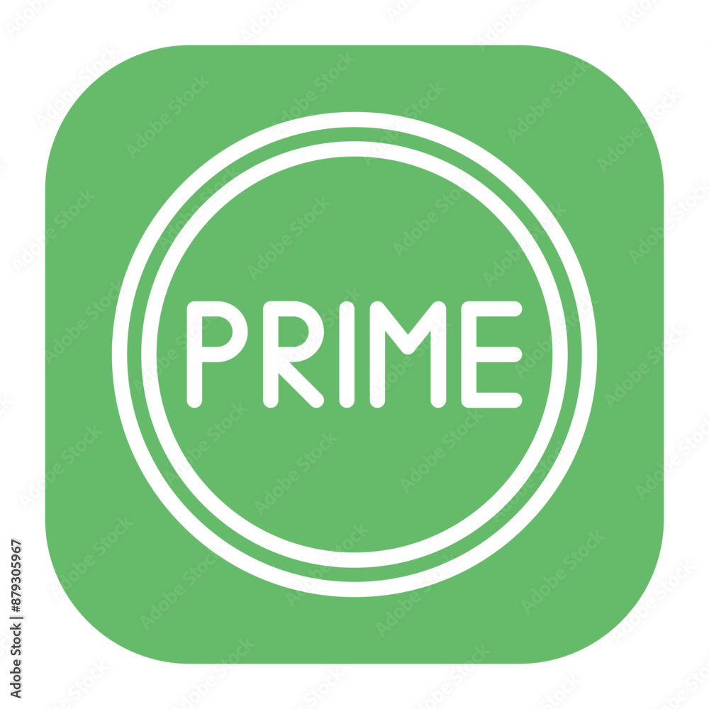 Prime icon vector image. Can be used for 3d Printing. Prime icon vector image. Can be used for 3d Printing.