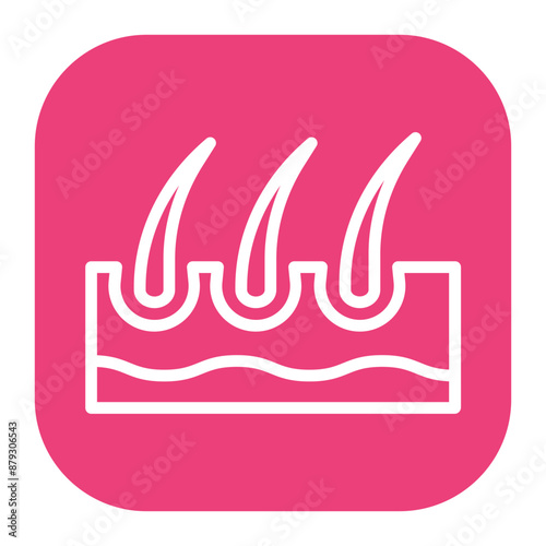 Hair Transplant icon vector image. Can be used for Plastic and Cosmetic Surgery.