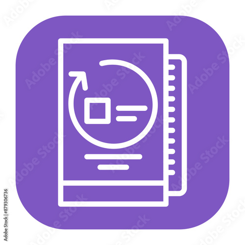 Recovery Plan icon vector image. Can be used for Plastic and Cosmetic Surgery.