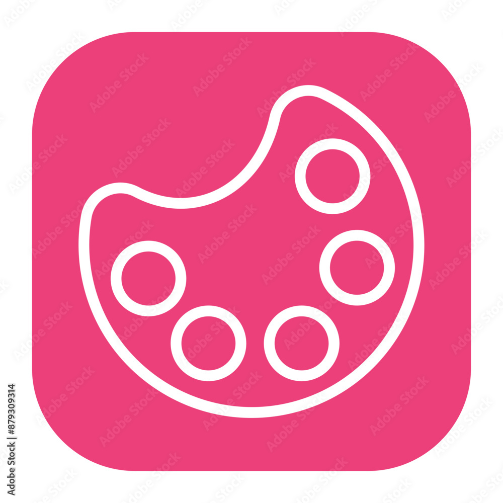 Paint Palette icon vector image. Can be used for Crafting. Paint Palette icon vector image. Can be used for Crafting.