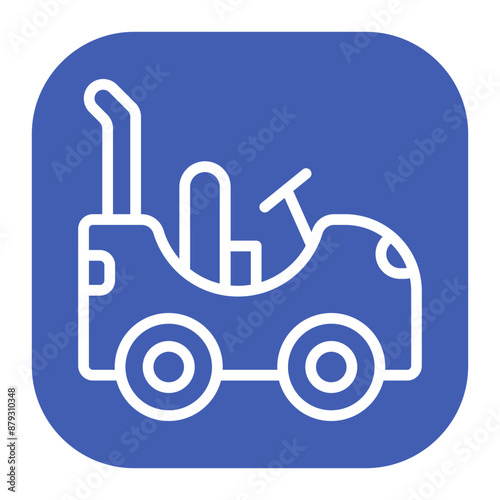 Baby Car icon vector image. Can be used for Raising Children.