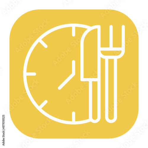 Lunchtime icon vector image. Can be used for Raising Children.