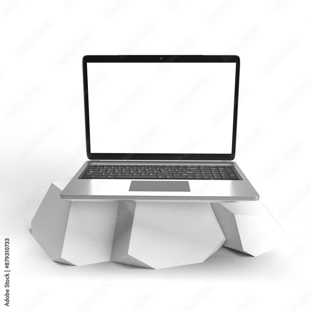 Laptop Mock-up Isolated Laptop Mock-up Isolated
