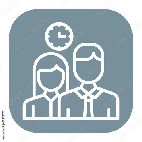 Family Time icon vector image. Can be used for Retirement.