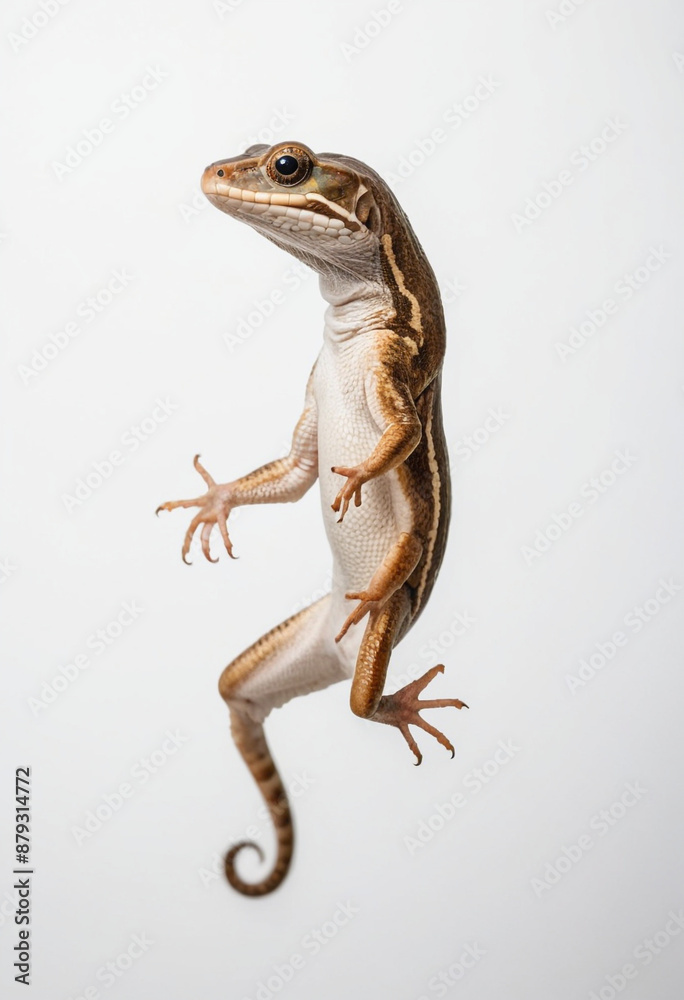 Fototapeta premium Snake, isolated on a white background in commercial photography