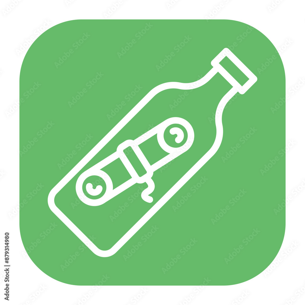 Message in a Bottle icon vector image. Can be used for Dating App. Message in a Bottle icon vector image. Can be used for Dating App.
