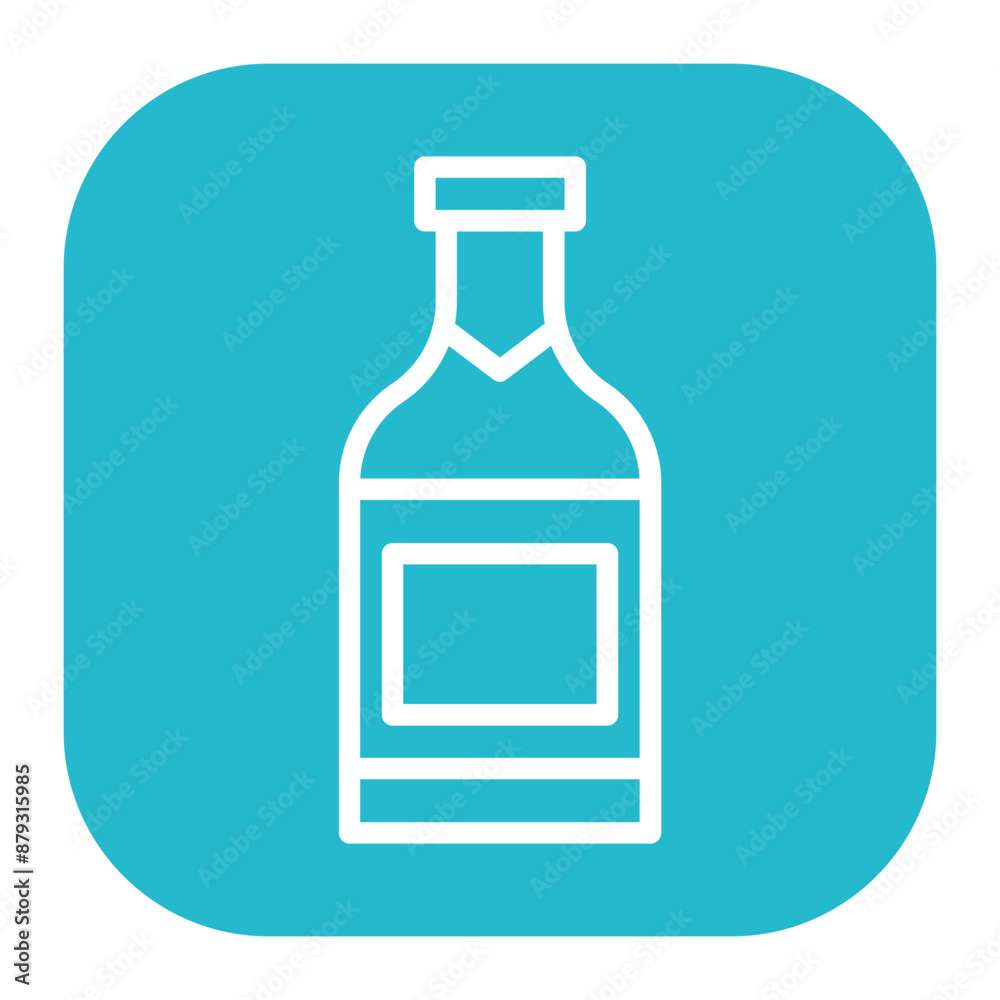 Champagne Bottle icon vector image. Can be used for Anniversary. Champagne Bottle icon vector image. Can be used for Anniversary.