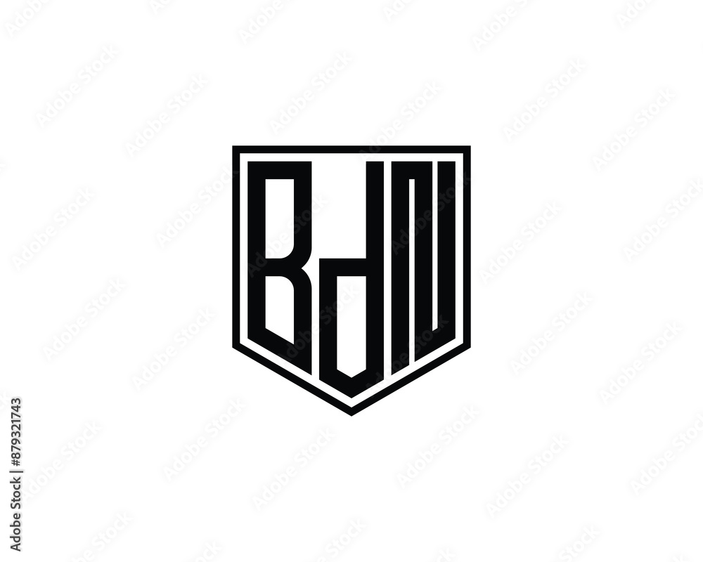BDN logo design vector template. BDN logo design. BDN logo design vector template. BDN logo design.