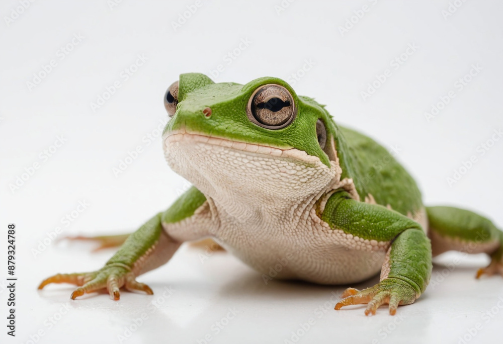 Lizard, isolated on a white background in commercial photography Lizard, isolated on a white background in commercial photography