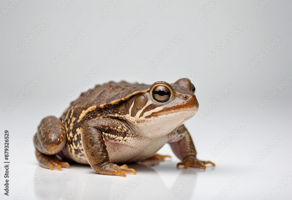 Toad, isolated on a white background in commercial photography Toad, isolated on a white background in commercial photography