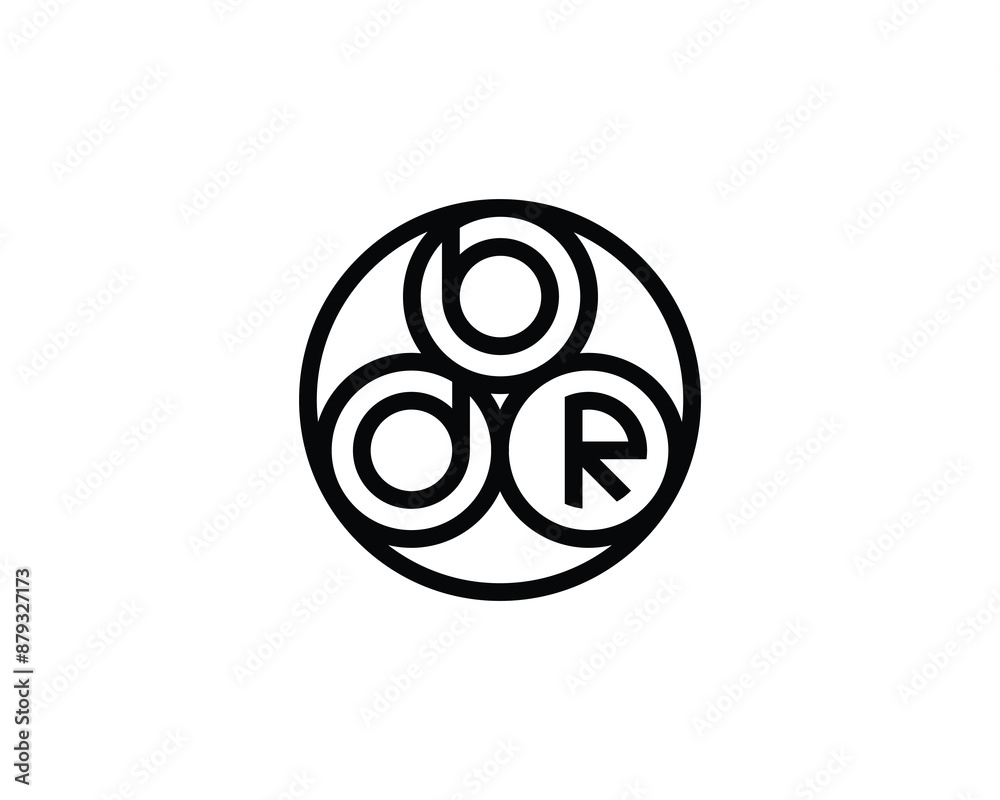 BDR logo design vector template. BDR logo design. BDR logo design vector template. BDR logo design.