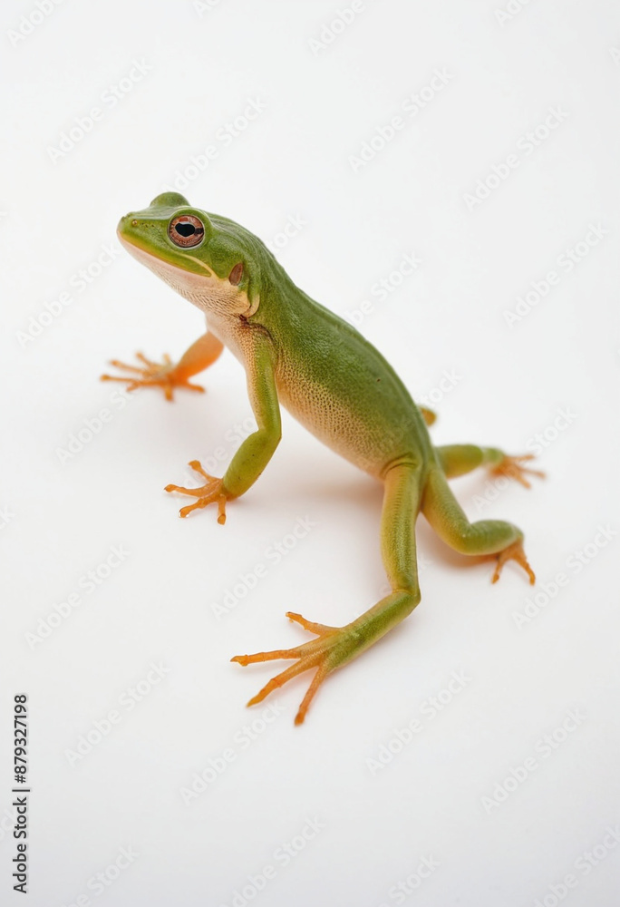 Fototapeta premium Newt, isolated on a white background in commercial photography