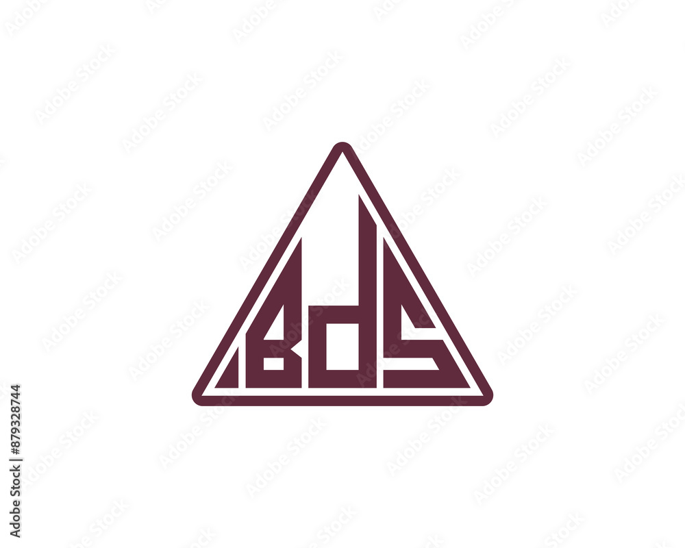 BDS logo design vector template. BDS logo design.