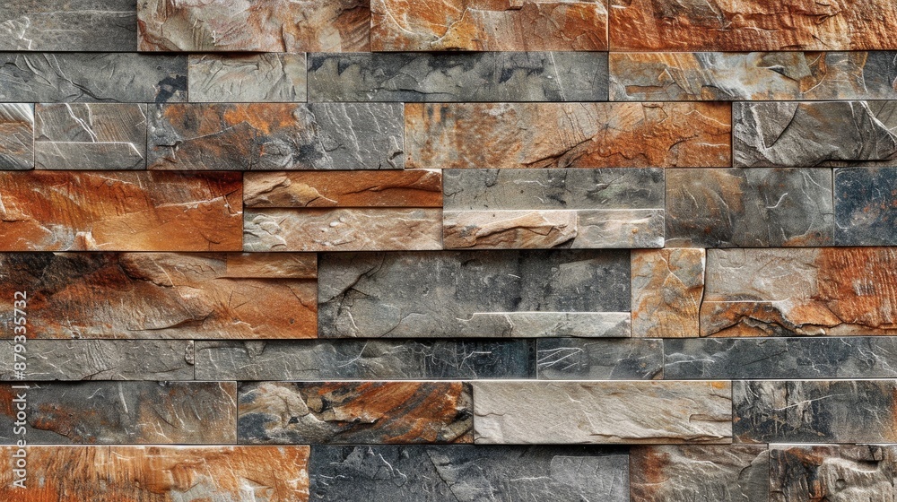 Rustic brick pattern on textured wall tile Rustic brick pattern on textured wall tile