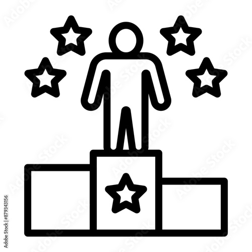Success Vector Line Icon