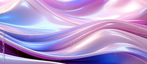 Abstract Iridescent Swirls