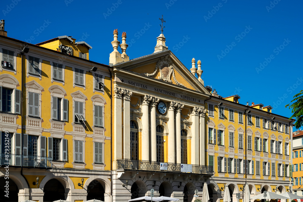 Obraz premium Platz Garibaldi in Nizza