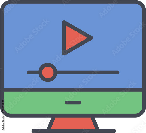 Online Tutorials Vector Icon