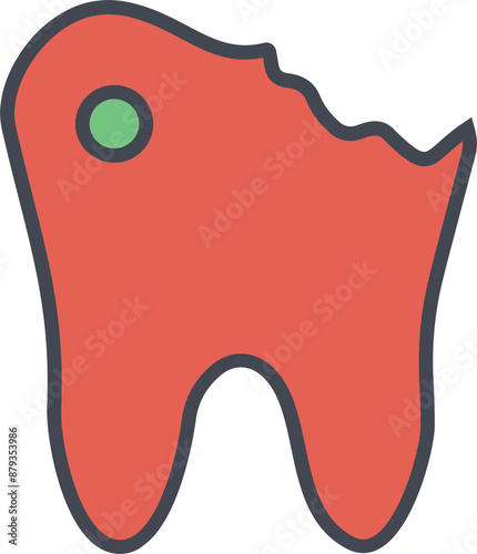 Caries Vector Icon