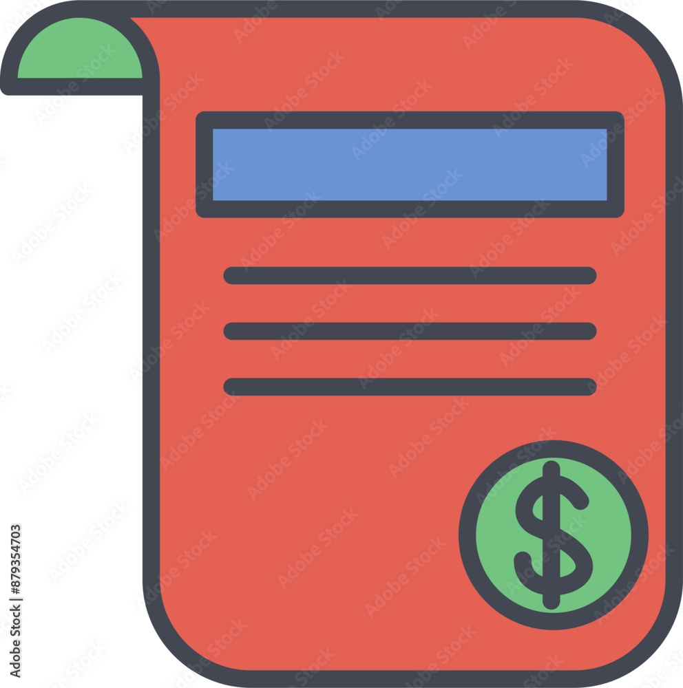 Business Document Vector Icon Business Document Vector Icon