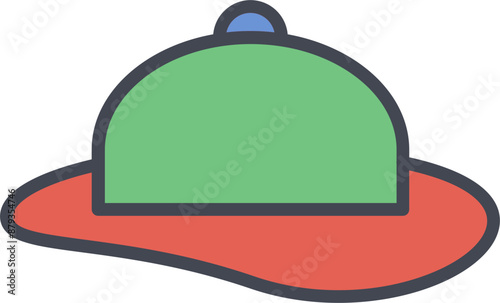 Woman's Hat Vector Icon