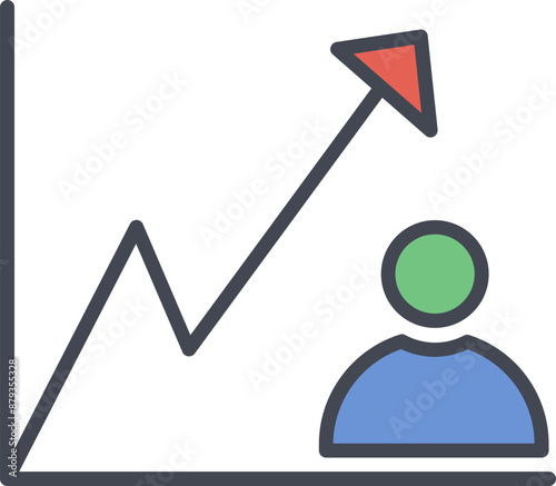Business Growth Vector Icon
