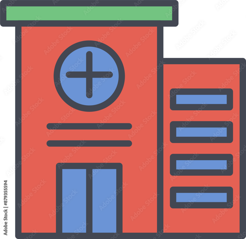 Fototapeta premium Hospital Vector Icon