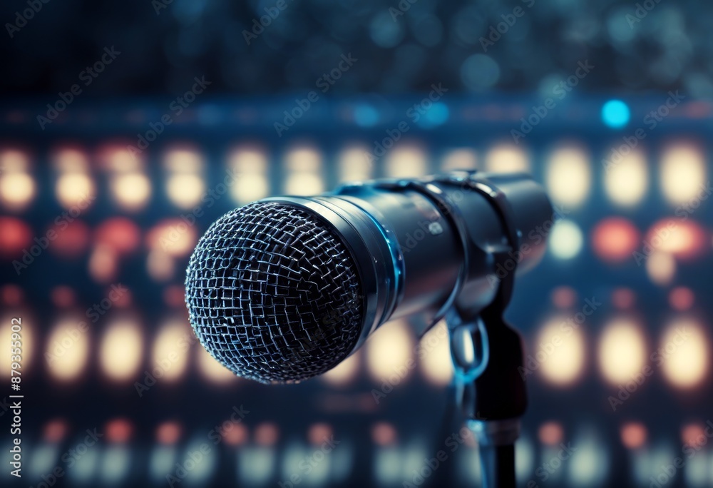 meter blue microphone banner waveform vu meter blue microphone banner waveform vu