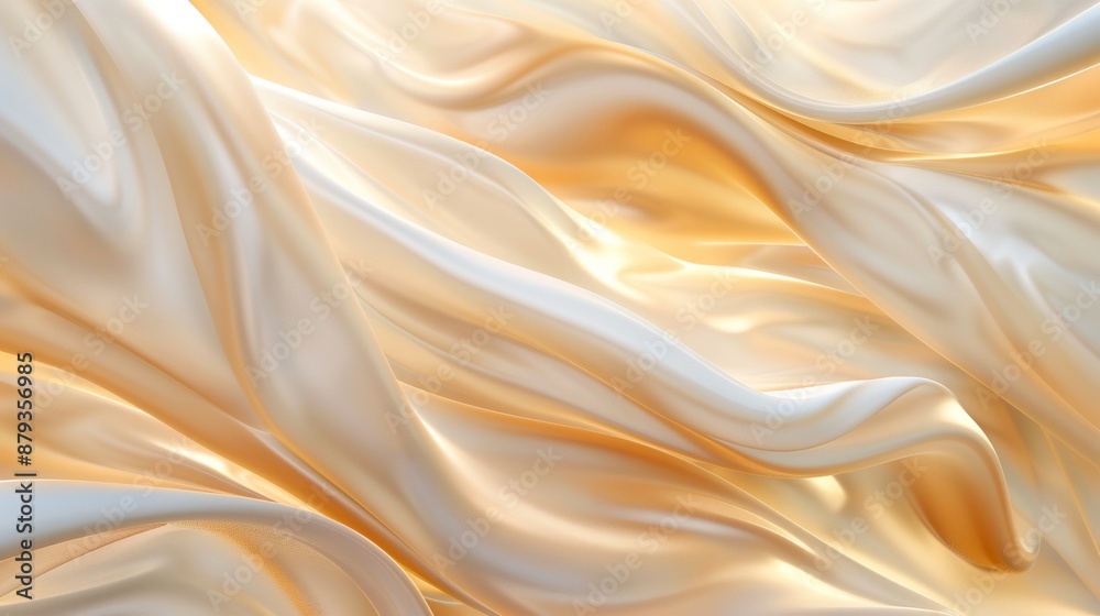 Obraz premium a white and gold background