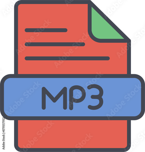 MP3 Vector Icon