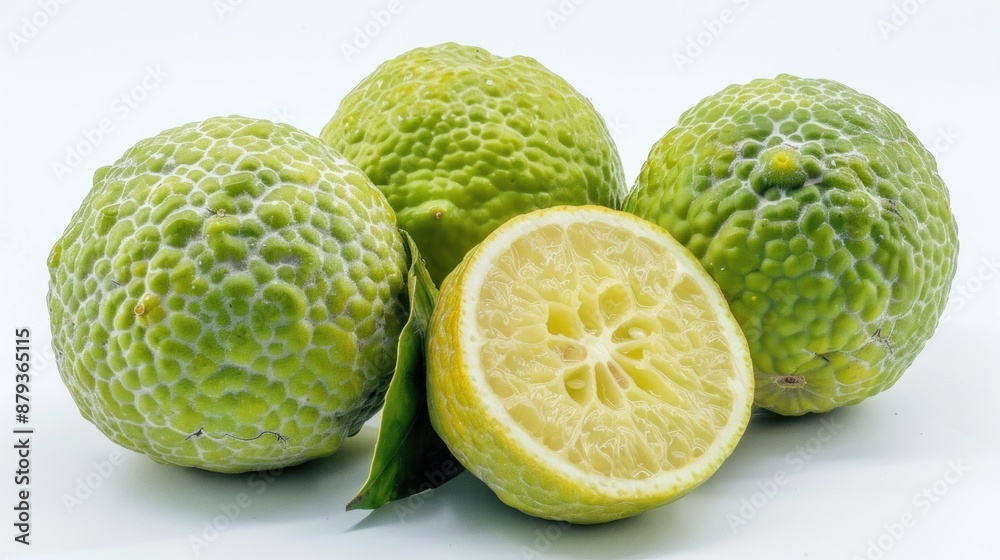 Rangpur Lime fruit on white background Rangpur Lime fruit on white background