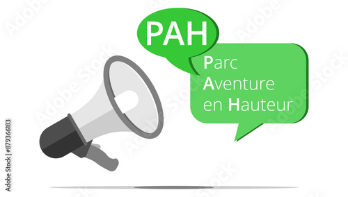 Mégaphone PAH - Parc Aventure en Hauteur