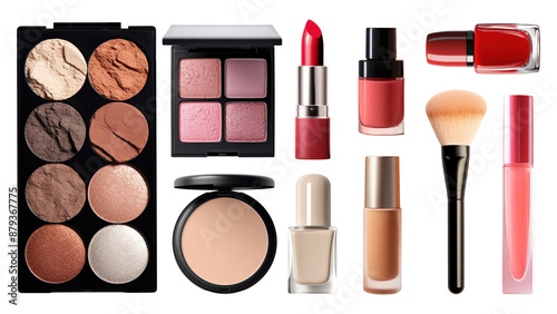 Makeup products png cut out set photo