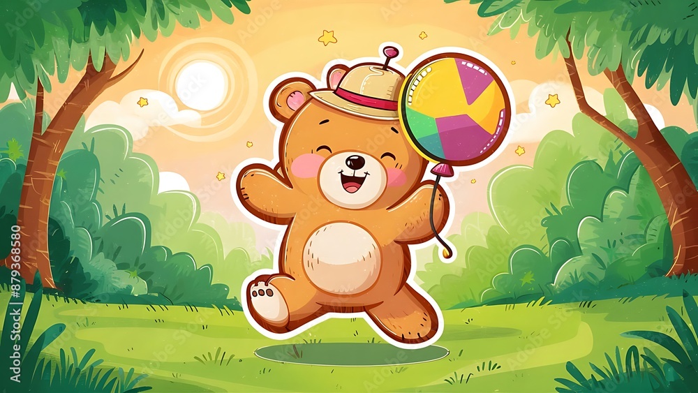 Cute Bear Cartoon Vector Icon Illustration Cute Bear Cartoon Vector Icon Illustration