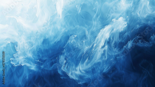Wallpaper Mural Abstract Blue Background, Generative AI Illustration Torontodigital.ca